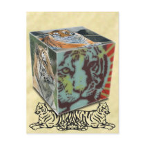 TIGER BLOCK / CUBE GIFTS postcards