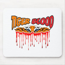 Tiger Blood Mouse Pad