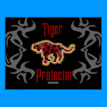 Tiger Camo Poster posters