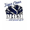 Tiger Cheer Mom3 t-shirts