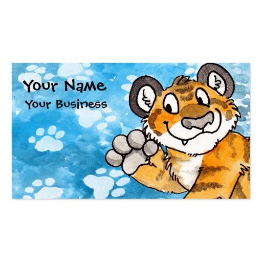 Tiger Cub Business Card (front side)