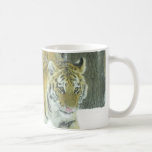Tiger Cub In Snow Licking Lips Mug