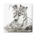 Tiger cub playing magnet by kmullarney Tiger cub playing magnet