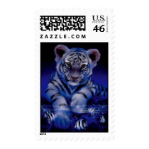 Tiger Cub Postage Stamp