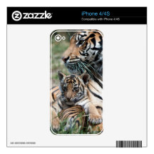 Tiger Cub Skins For iPhone 4