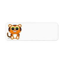Tiger Custom Return Address Label