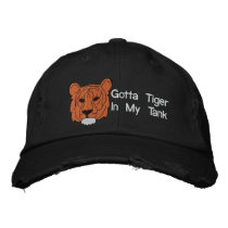 Tiger Embroidered Hat embroidered hats