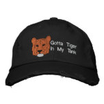Tiger Embroidered Hat