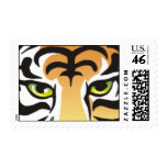 Tiger Eyes Postal Stamp