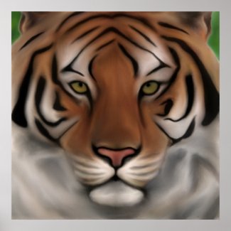 Tiger Face 2 print