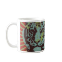 TIGER FACE BOLD IMAGE COFFEE MUG