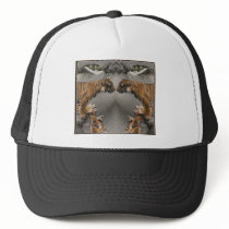 TIGER FACE OFF HIDDEN IMAGE hats