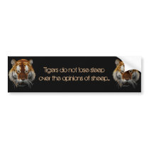 Tiger Fractal Bumper Stickers