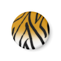 Tiger Fur Fridge Magnet
