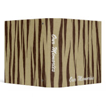 Tiger Fur Our Memories binders by ZazzleBinders Tiger Fur Our Memories binders