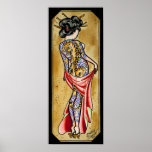 Tiger Geisha Print
