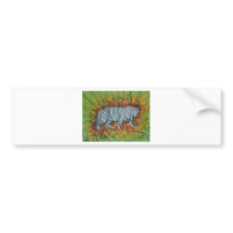 Tiger ghost bumper sticker
