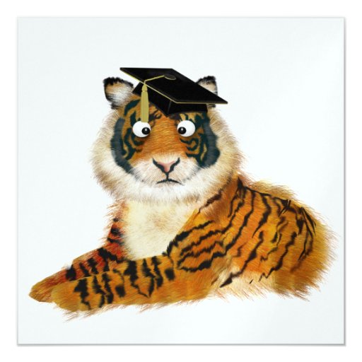 Tiger Graduation - SRF Custom Invitations