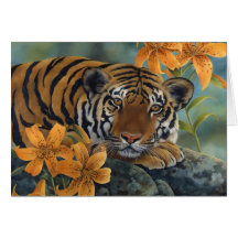 Tiger Greeting Card