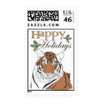 Tiger Holiday Stamp