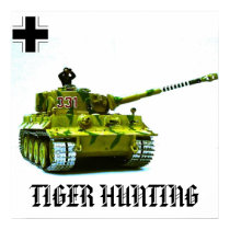 TIGER HUNTING POSTER posters by Room_6_designs TIGER HUNTING POSTER posters