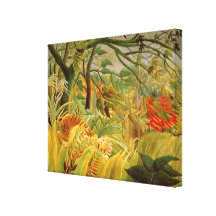 Tiger in a Tropical Storm  1891 Stretched Canvas Print