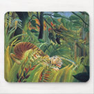 Tiger in a Tropical Storm (Surprised) Mouse Mat