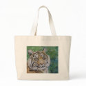 tiger in bamboo tote bag by artworkbyandrea tiger in bamboo tote bag