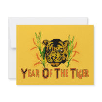 Tiger In The Grass Invitations
