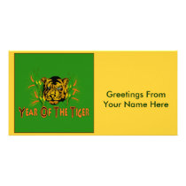 Tiger In The Grass Photo Cards