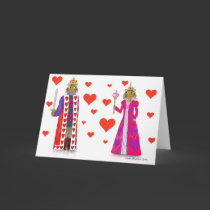 Tiger King and Queen of Hearts cards