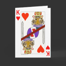 Tiger King of Hearts cards