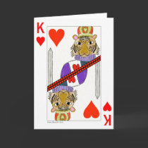 Tiger King of Hearts cards