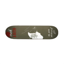 Tiger Kissing Boy Skateboard