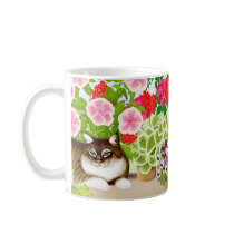 Tiger Kitty in the Patio Jungle Mug