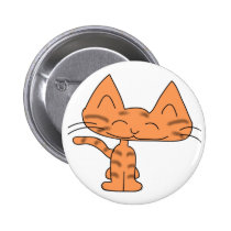Tiger Kitty Smiles Pins