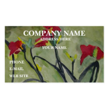 TIGER LILIES  - Business Cards