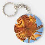 TIGER LILIES FLOWERS KEY CHAINS KEYCHAIN Gifts