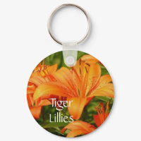 Tiger Lilies keychain