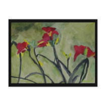 Tiger Lilies - Post Card postcards
