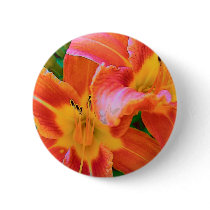 Tiger Lillies Pinback Buttons