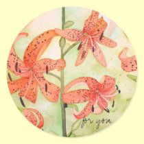 Tiger Lillies Stickers, for you by ditayhoff Tiger Lillies Stickers, for you