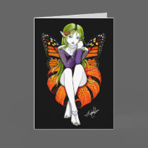 Tiger Lillith Flower Fairy Card by mykajelina Tiger Lillith Flower Fairy Card