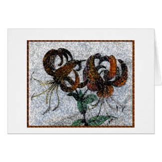 Tiger Lilly card