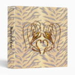 Tiger Lily 3 Ring Binders