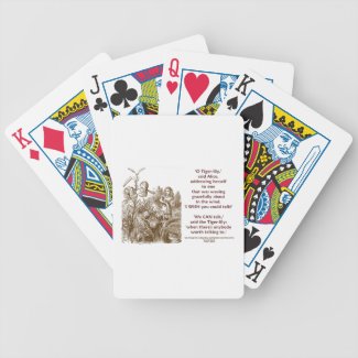 Tiger-Lily Can Talk Worth Talking To (Wonderland) Bicycle Playing Cards
