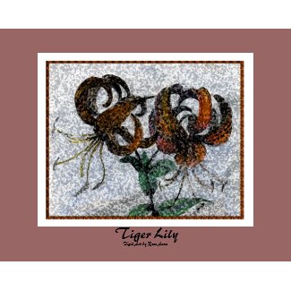 Tiger Lily Poster print