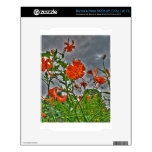 Tiger Lilys and Cloudy Skies NOOK Decals