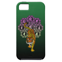 Tiger Mandala 03 iPhone 5 Cases