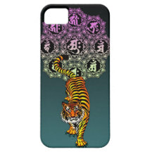 Tiger mandala iPhone 5 cover